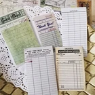 54 шт.компл., винтажная билетная этикетка, самодельная декоративная наклейка для скрапбукинга, альбома, дневника