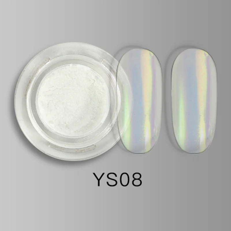 1 коробка блеск для ногтей Волшебная пудра лед сквозь Аврору Русалка мечта