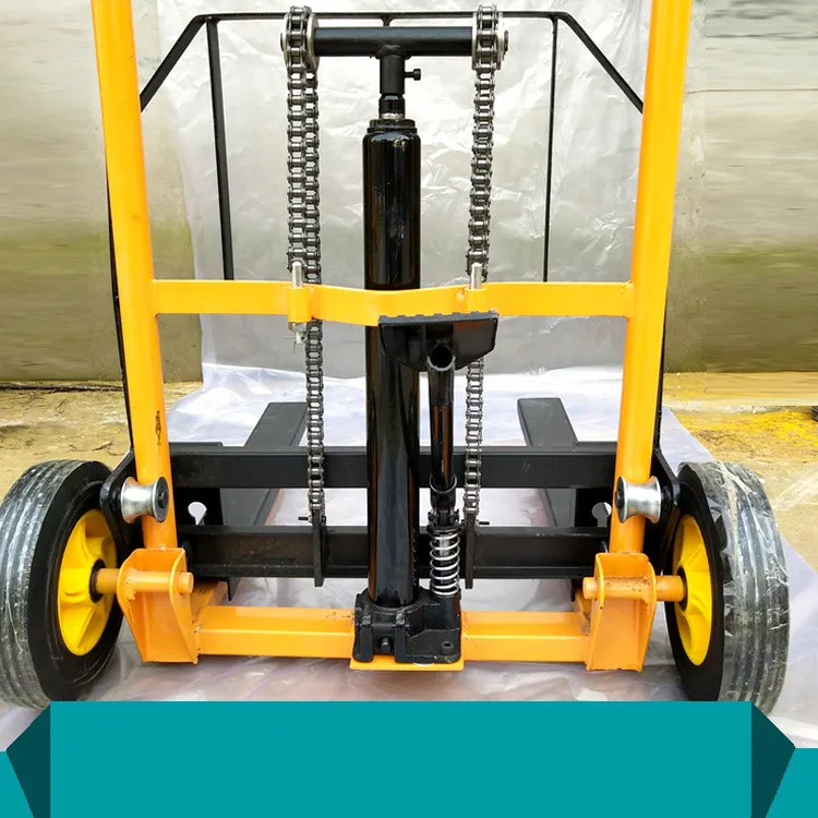 Гидравлический грузовик 200 кг универсальный колесный гидравлический вилочный