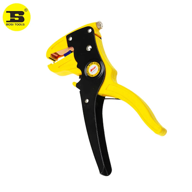 

BOSI 0.5-6mm Cable Wire Stripping Tool With Cutter Electrican Network Plier