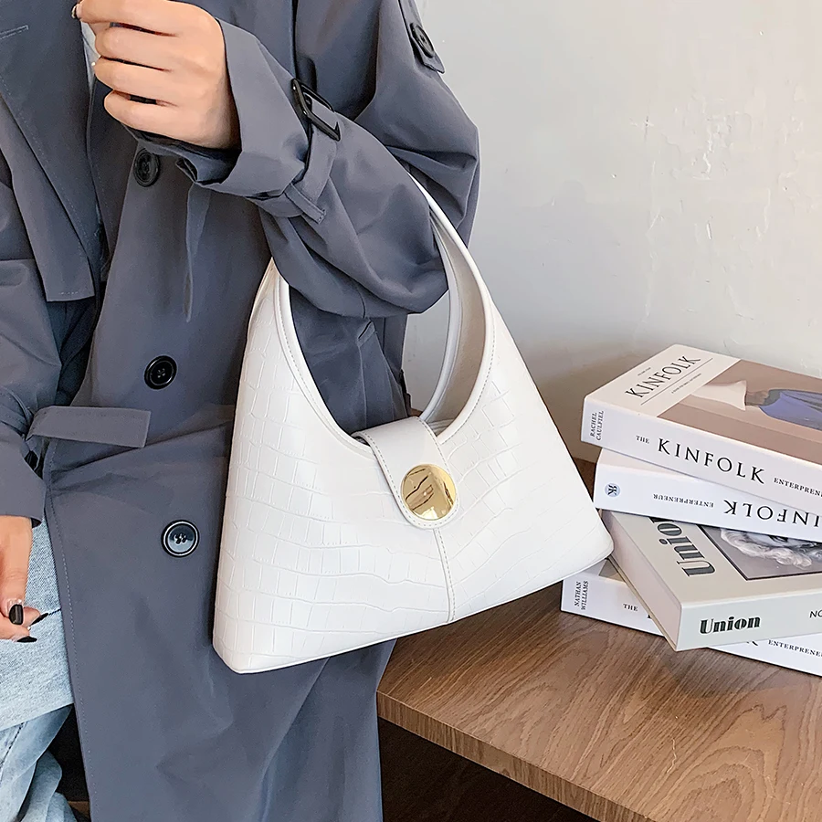 

Stone Pattern PU Leather Small Tote Bags for Women Branded Women's Handbag Trend Hand Bag Vintage Designer Crossbody Bag