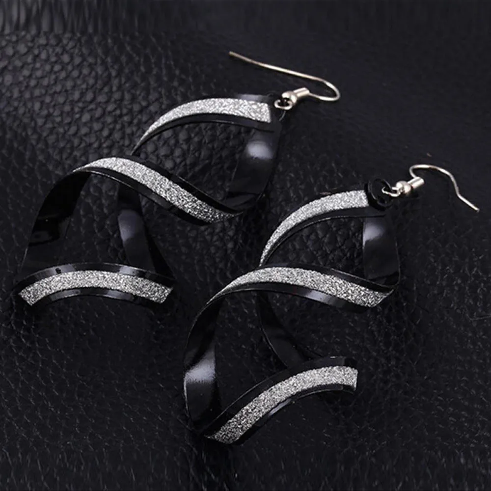 1 пара женские матовые серьги из сплава серьги-капли ювелирное изделие необычный