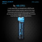 IMALENT Оригинальная литий-ионная батарея 3,6 V перезаряжаемая 21700 5000mAH Аксессуары для фонарика подходит для DM70  DM35