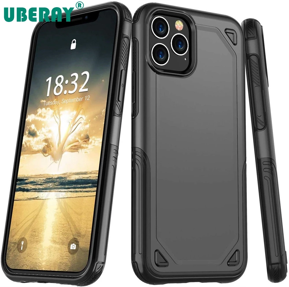 Противоударный армированный чехол в стиле милитари для телефона iPhone X XS 11 Pro Max XR 7 8