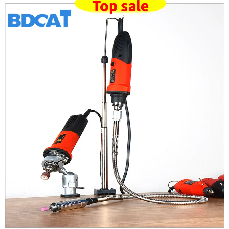 

BDCAT Dremel holder hanging bracket power Accessories tools flex shaft Mini drill support multifunctional grinder