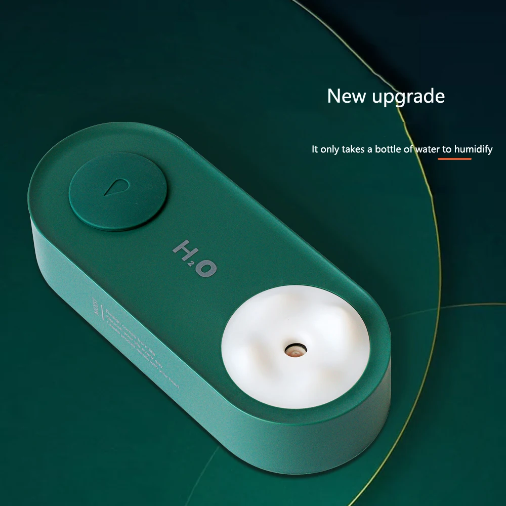 

Portable Water Bottle Humidifier USB Rechargeable Aromatherapy Humidificador Aroma Air Diffuser With Night Lamp For Home Travel