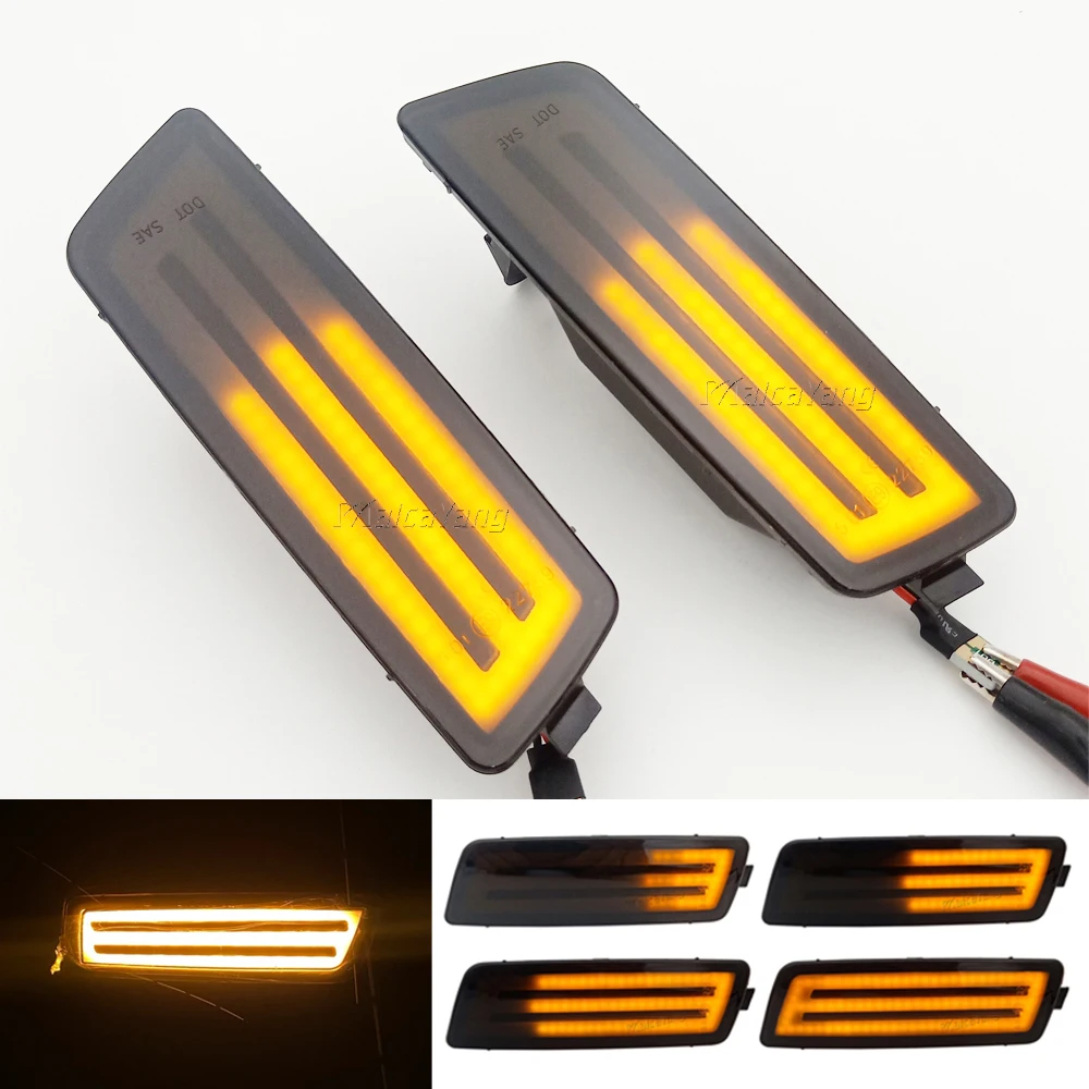 

2Pieces Front Pumper Side Marker Signal Light Dynamic Blinker Lamp For VW Golf 2006 R32 Rabbit 1K5945071A 1K5945072A Car Styling