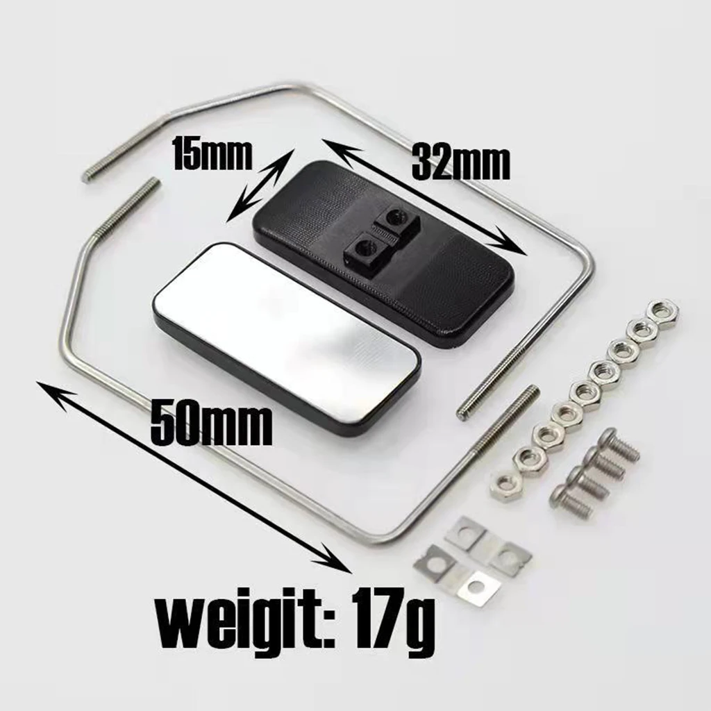 Металлическое зеркало заднего вида для радиоуправляемого автомобиля 1/10 1/14