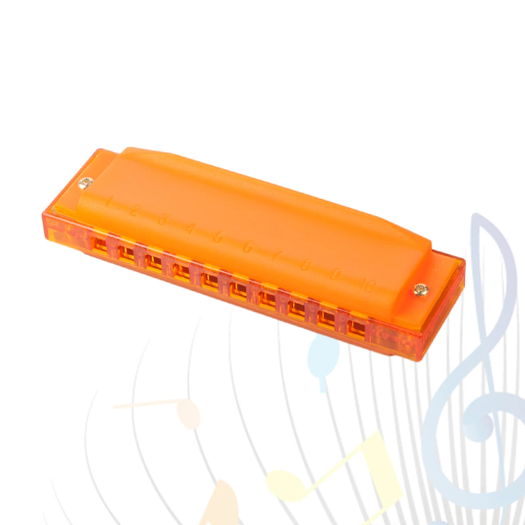Губная расческа melodica C tune пластиковая гармошка с 10 отверстиями пять цветов в