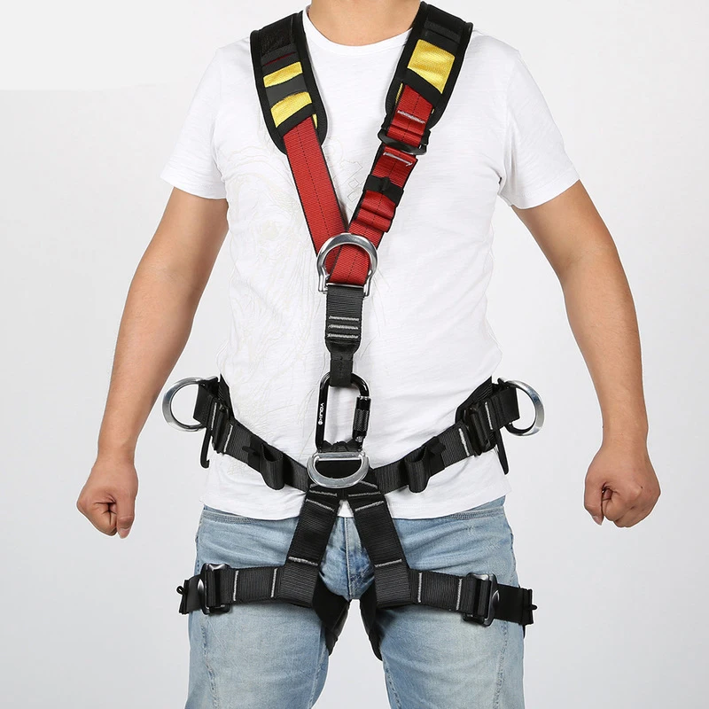Ремень безопасности для альпинизма спасательный весь корпус удобный открытый
