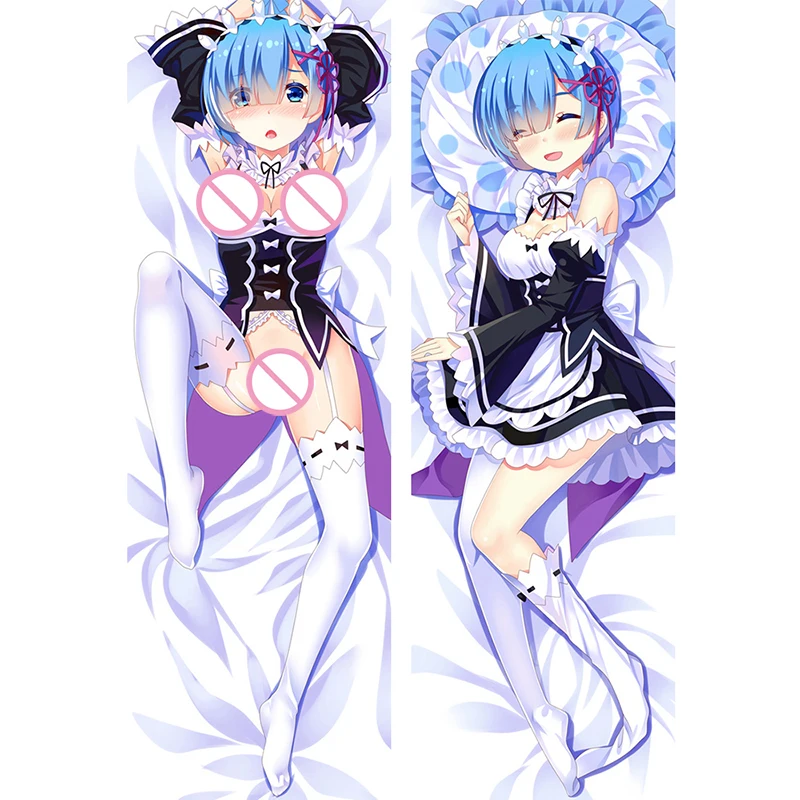 Японское аниме Re:Zero kara Hajimeru Isekai Seikatsu Rem Ram обнимающая наволочка Прямая поставка