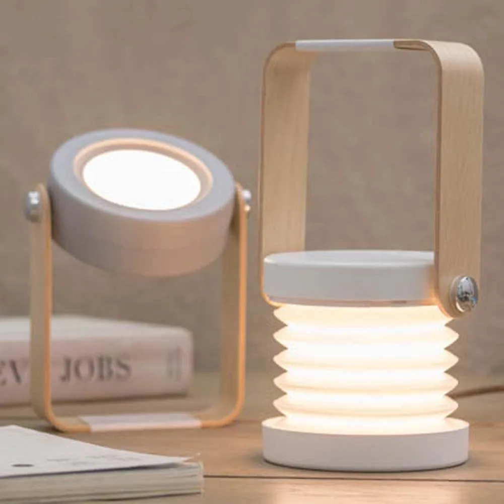 

Foldable Dimmable Reading LED Night Light Desk Lamp Portable Lantern Lamp Touch USB For Bedroom Bedside Children Kids Gift Light