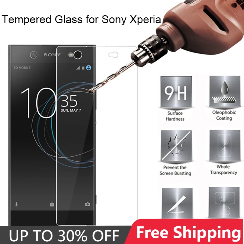 

Закаленное стекло 9H HD для Sony Xperia X Performance, закаленное стекло для Sony XA Ultra XA3, стекло для экрана на Xperia XA1 Plus Ultra