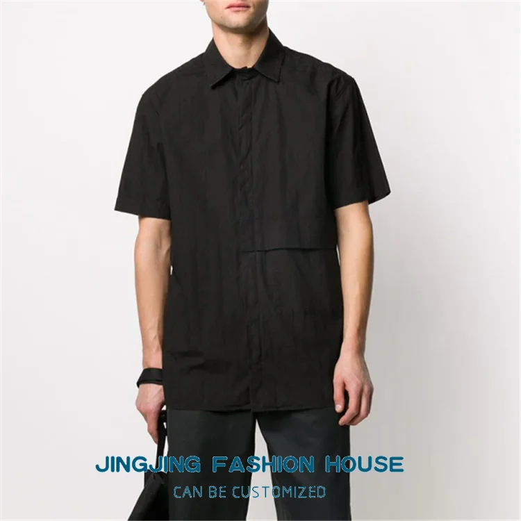S-6XL!!A new style of men's slim style short-sleeved shirt can go with a slim half-sleeved shirt in summer