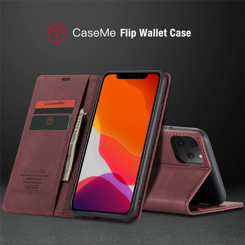Кожаный чехол-кошелек, чехол для iPhone 11 Pro Max 6 S 7 8 Plus X XS Max XR Чехол-книжка для Apple iPhone 11 Pro Max чехол