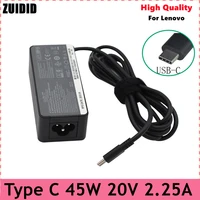 20v 2 25a 45w type c laptop charger power adapter for lenovo yoga5 x280 x390 l390 t480s x13 t14 e14 yoga720 13 ideapad 720s 13