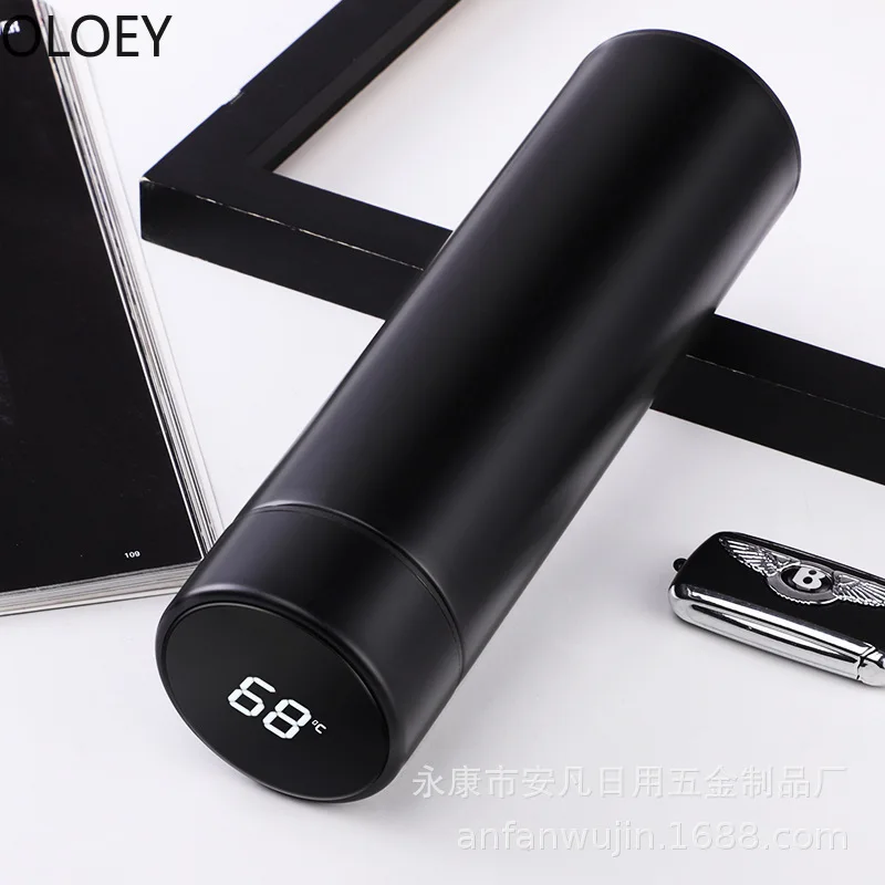 Термос из светодиодный стали с изолированной чашкой и индикатором температуры |