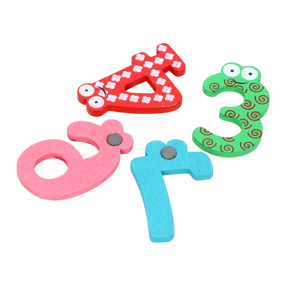 HILIFE 10 шт./лот цифры магнит на холодильник деревянная доска для сообщений наклейка