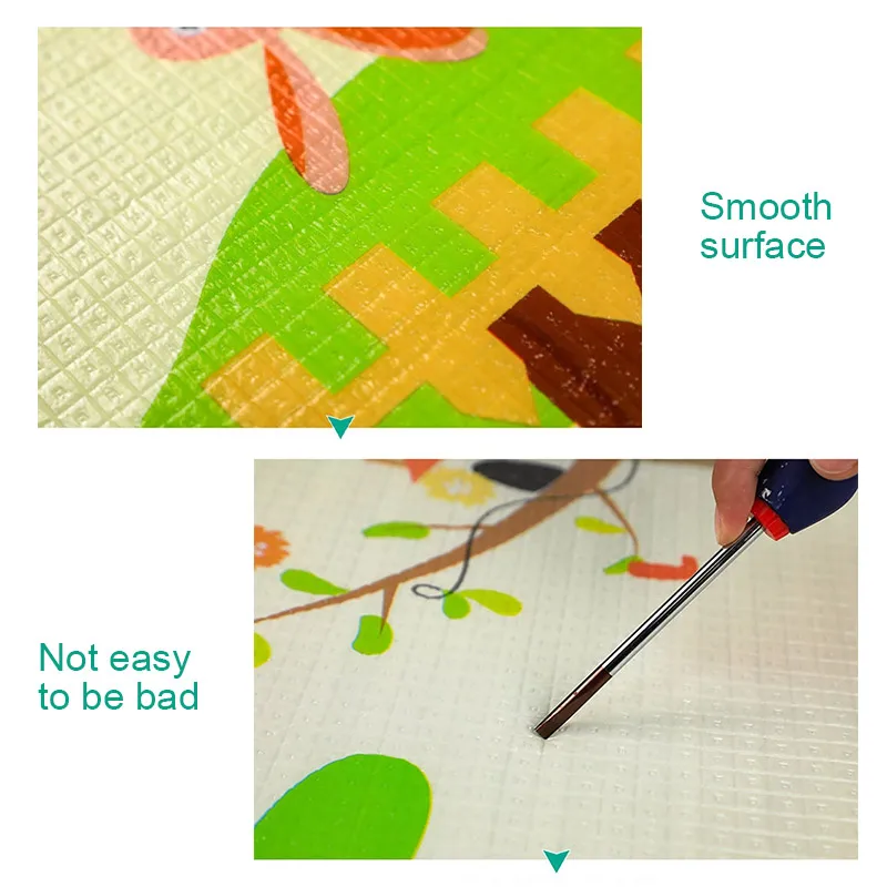 IMBABY Baby Play Mat Thick Crawling Mat Infants Puzzles Mat Cute Cartoon for Children Game Pad For Infants Educational Soft Mat