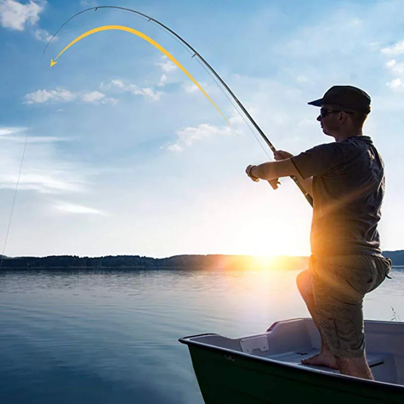 Magreel Удочка телескопическая приманка для литья ручная Рыбалка 24T CarbonFiber