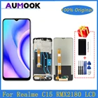 Оригинальный ЖК-дисплей для Realme C15 дисплей RMX2180 RMX2185 RMX2189 ЖК-дисплей зеркальная панель Запасная часть