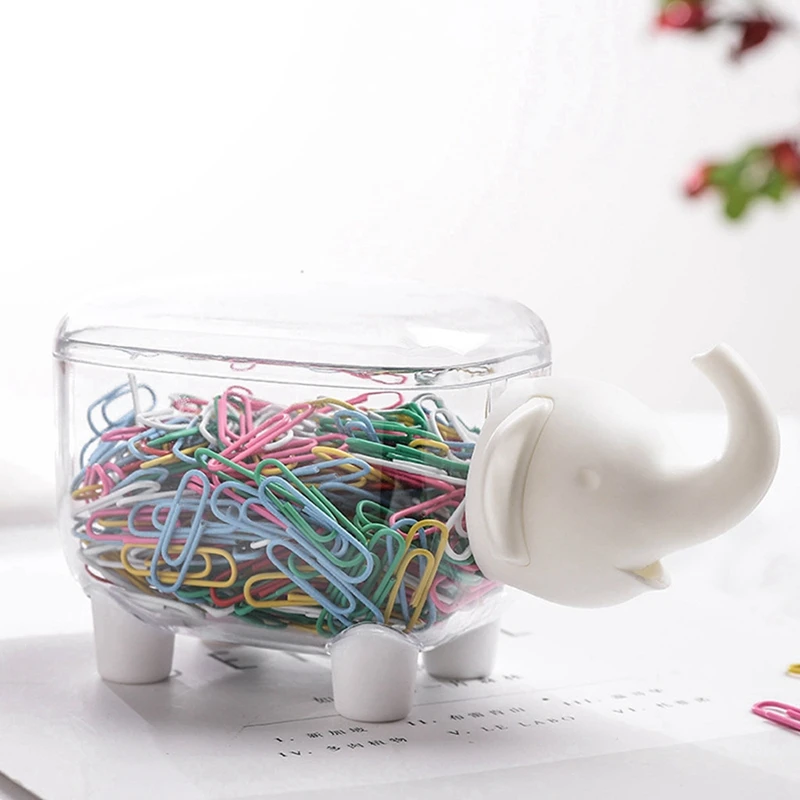 2 шт милый пылезащитный прозрачный резервуар для хранения в форме слона