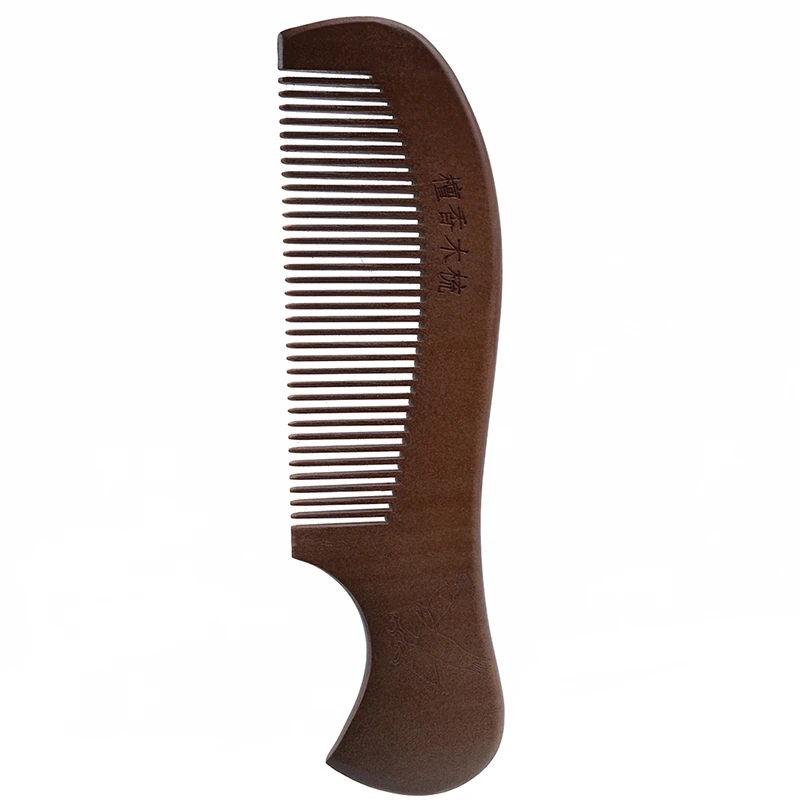 1 шт. натуральный уход за здоровьем черная груша деревянная расческа для волос