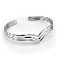 simple woman bracelet 925 silver color arrow shape women bracelet casualparty jewelry