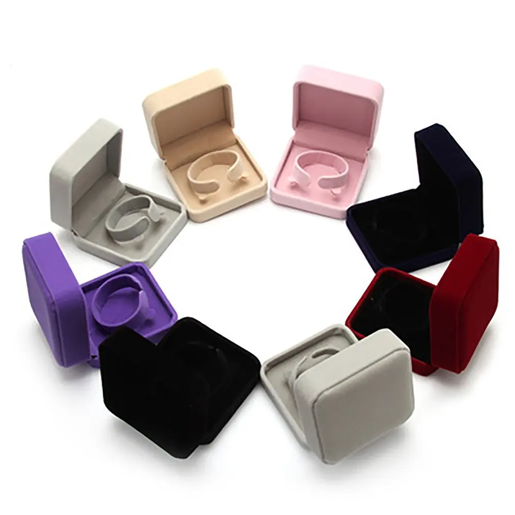 Мини ювелирные изделия Кольцо Подарочная Дисплей упаковки подарков картонная