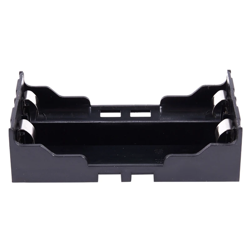 

Black Battery Holder 4 Pins for 2x18650 Rechargeable Li-ion Batteries