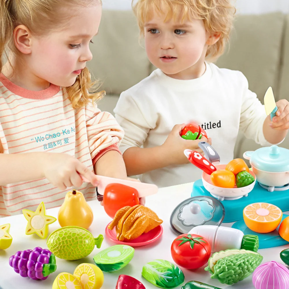 

1 Set Fruit Vegetable Toys Simulated Kitchen Toys Child Playthings