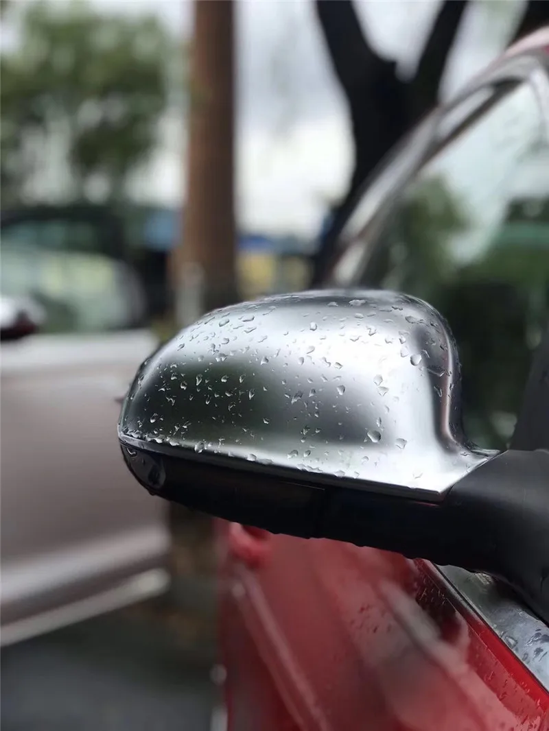 Матовый серебристый корпус для VW GOLF 5 V MK5 GTI Jetta Passat B5.5 B6 EOS Sharan Superb Side Wing крышка