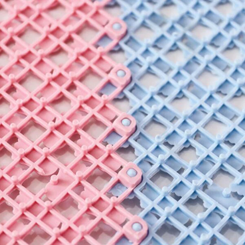 Пластиковый нескользящий напольный коврик для ванной 25 х25 см | Дом и сад