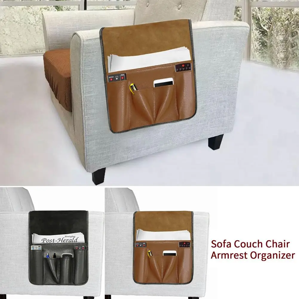 

Сумка для хранения дивана, карманный органайзер на кресло, с 7 карманами для хранения книг и телефонов