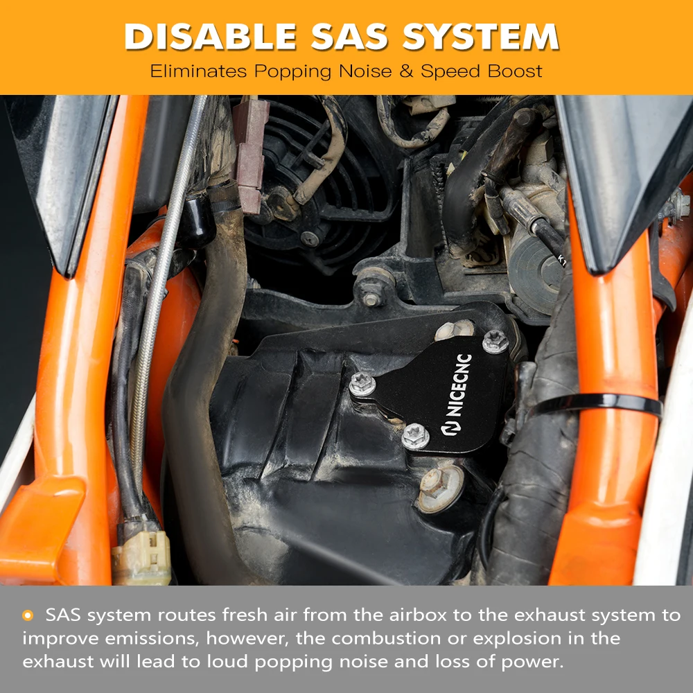 Пластина для устранения клапанов мотоцикла SAS KTM 690 Enduro / R 2008- 2018 Duke SMC Husqvarna 701 Supermoto -