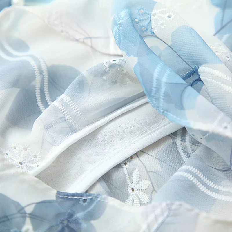 

Chinese Style Short Sleeve Pearls Print Floral Cheongsam Summer Women's Dress 2021 New Fashion Vintage Party Robe Femme Casual