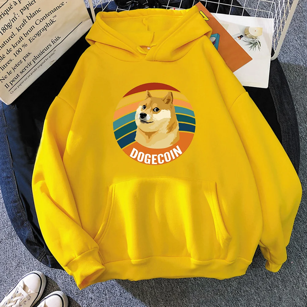

Harajuku Crewneck Sweatshirt Bitcoin Cryptocurrency Art Dogecoin Hoodie Women Anime Long Sleeve Sportswear Men Tops kpop Clothes