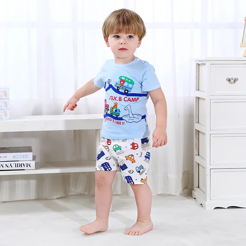 Коллекция 2022 года летние От 0 до 2 лет комплекты одежды для малышей маленьких