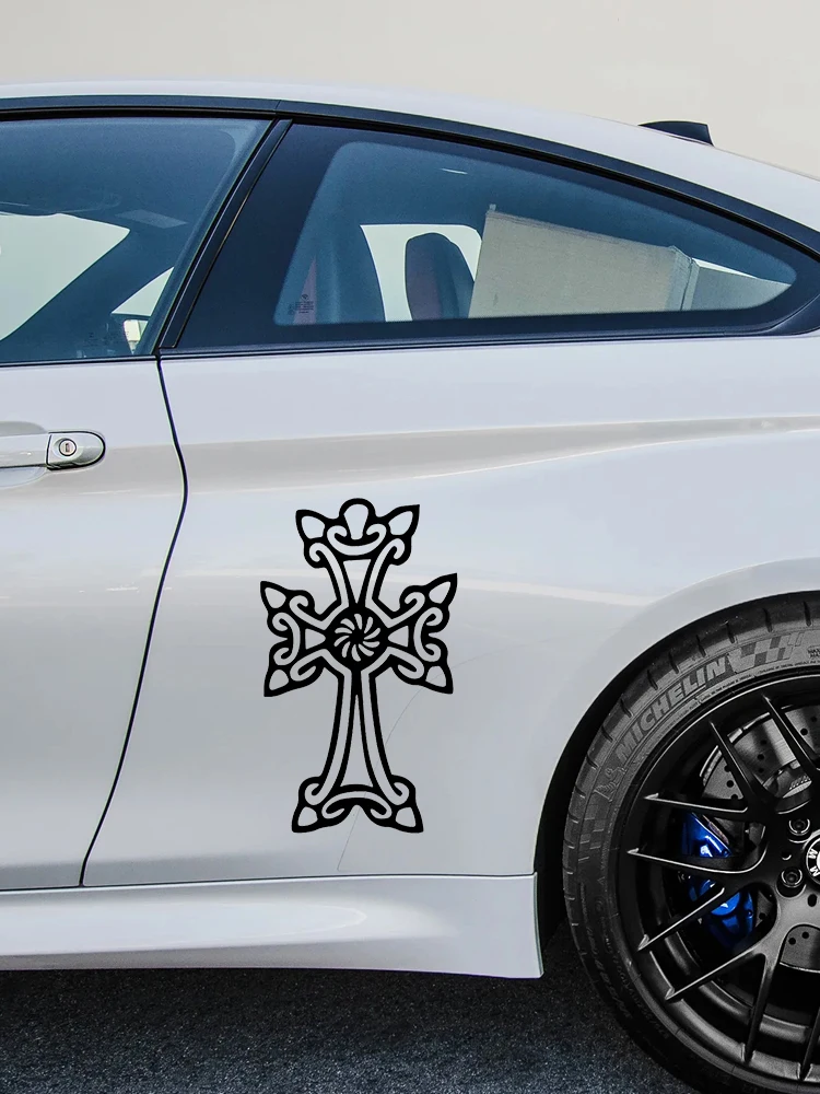 CK20473# наклейки на авто Армянский крест водонепроницаемые машину наклейка для