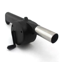 new fan air blower barbecue fire bellow ha hand crank bbq grill picnic outdoor camping hiking outdoor tools