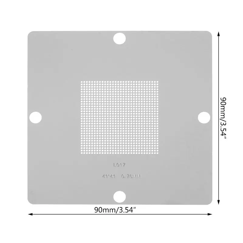 

10/27Pcs/set 90x90mm Universal BGA Reballing Stencil Steel Stencils Template