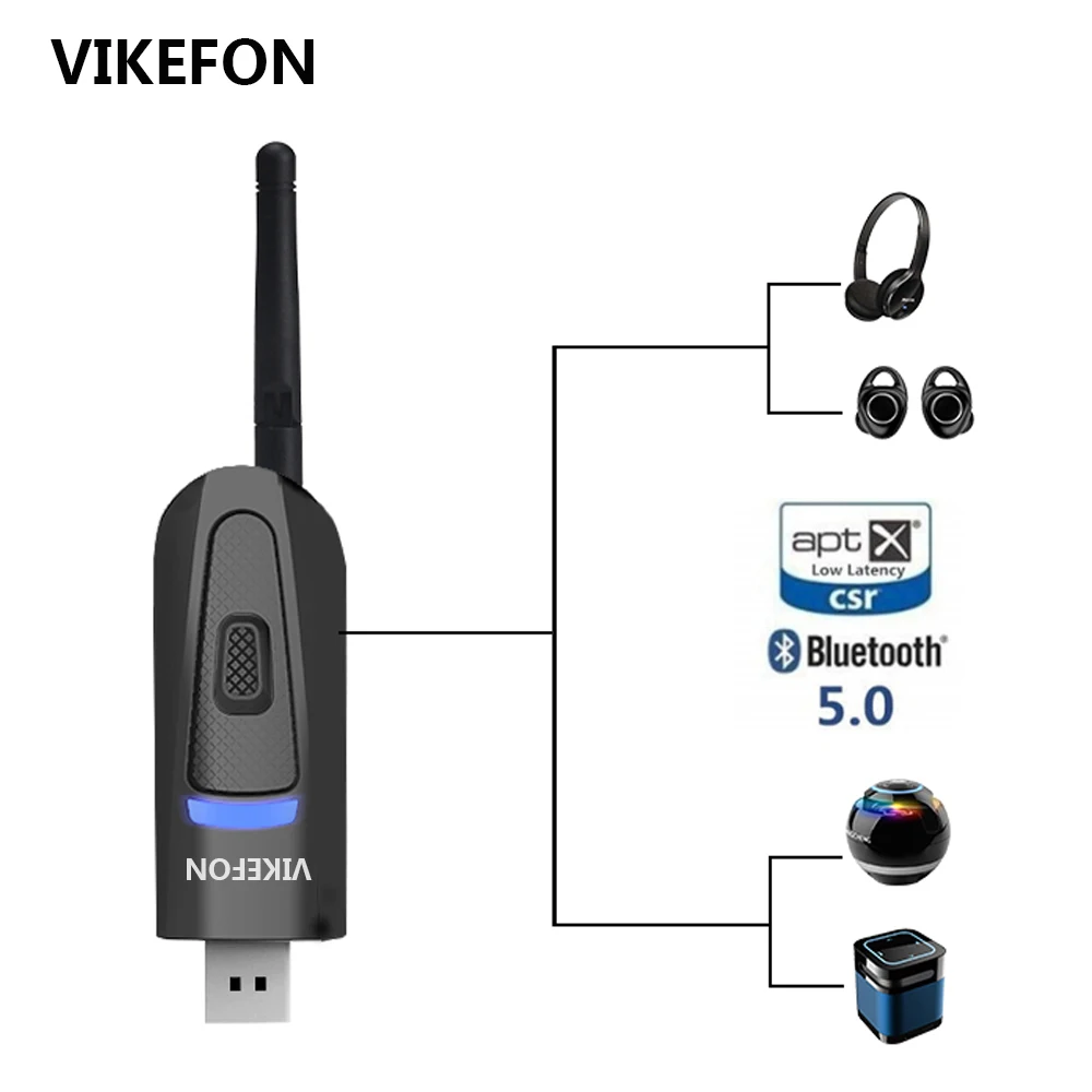 Беспроводной Bluetooth 5 0 аудио передатчик адаптер Aptx LL низкая задержка дальность ТВ