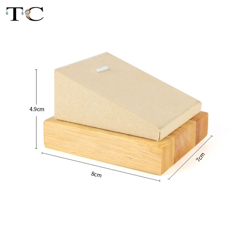 Роскошный Твердый деревянный кулон Ювелирный стенд органайзер стойка для серег