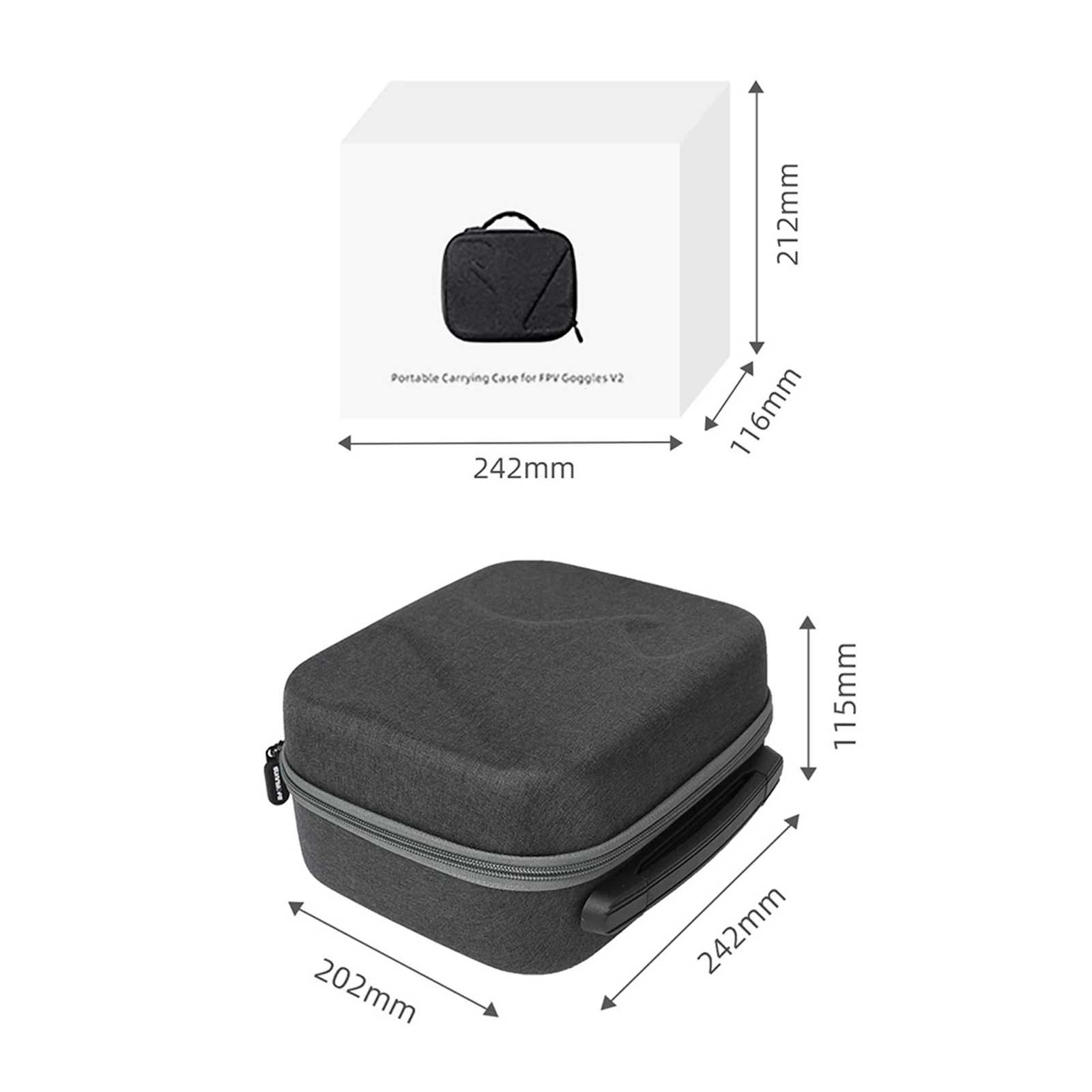 

Newest Suitable For DJI FPV Flight Glasses V2 Storage Bag Box Suitcase Dropshipping Wholesale