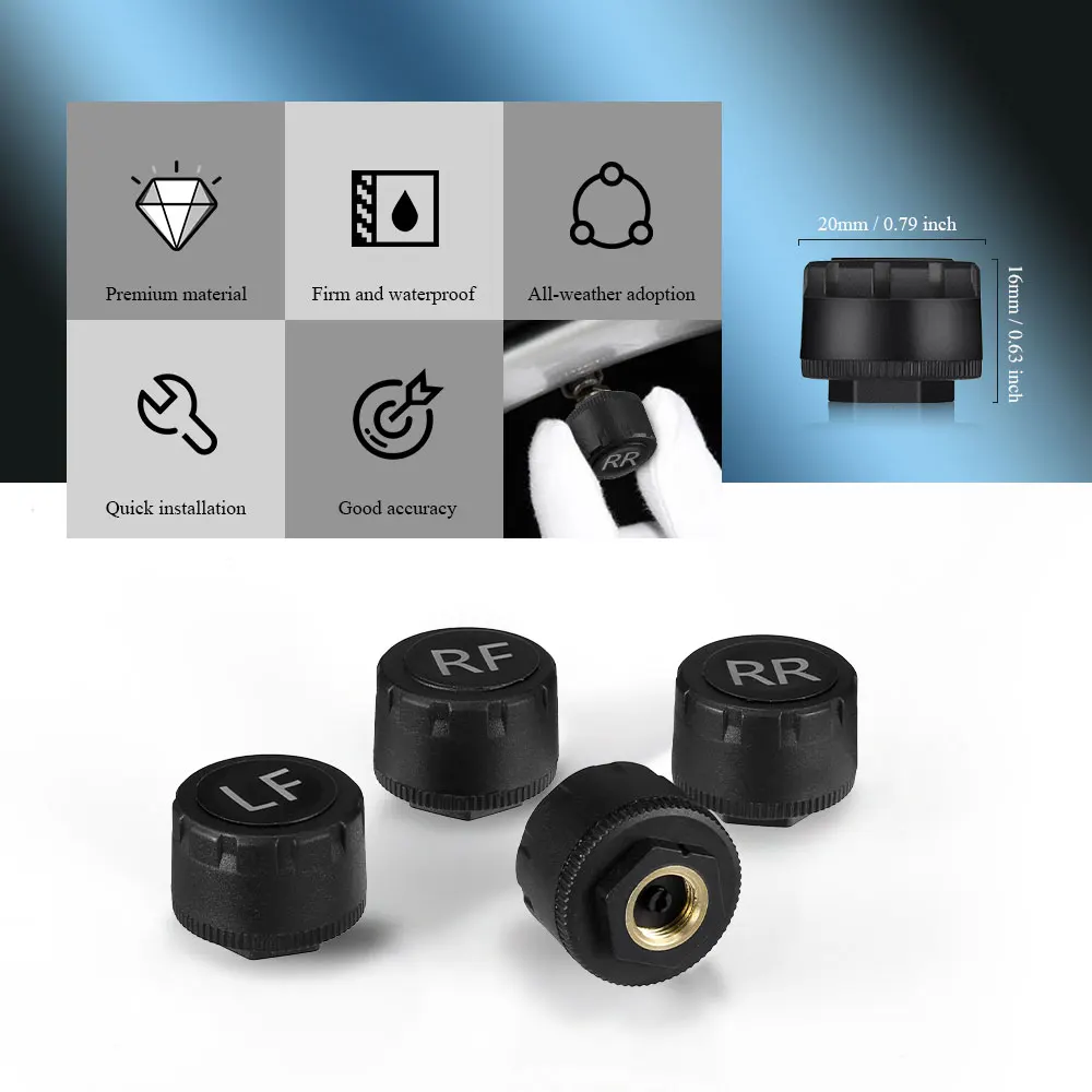 ZEEPIN AN 09 USB TPMS Android система реальный прибор для определения времени контроля