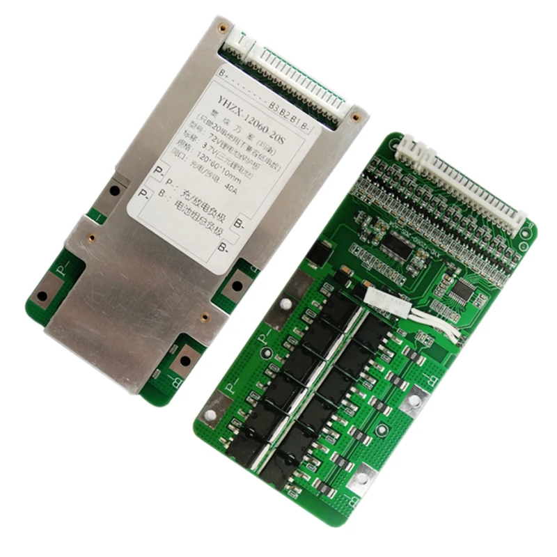 Литий-полимерный аккумулятор 72 в 20 с 40 А одним и тем же портом BMS 21700 18650