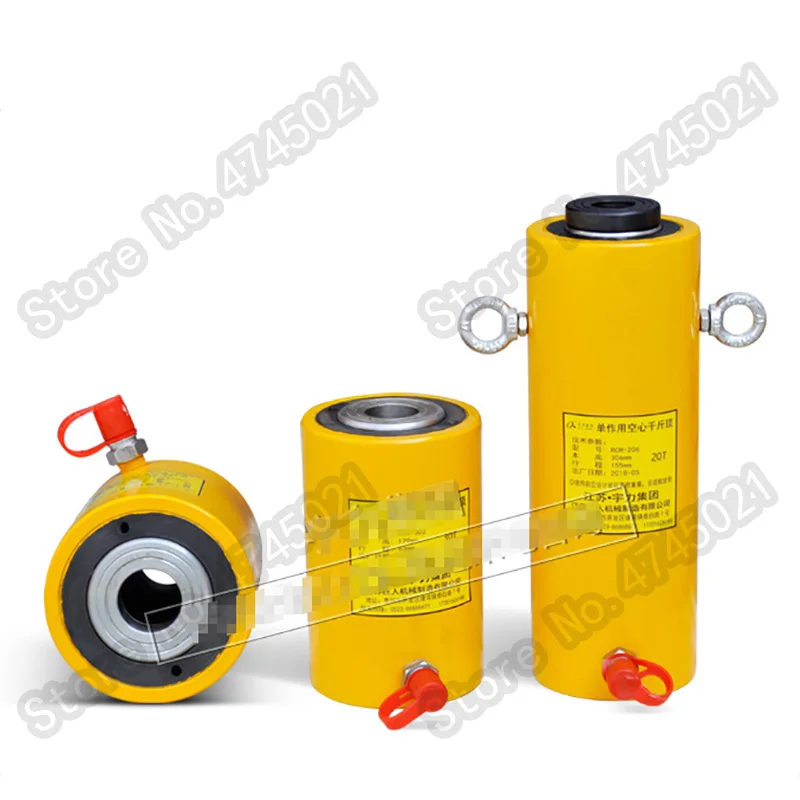 RCH 120 12T 8 мм полый гидравлический домкрат односторонний раздельный цилиндр