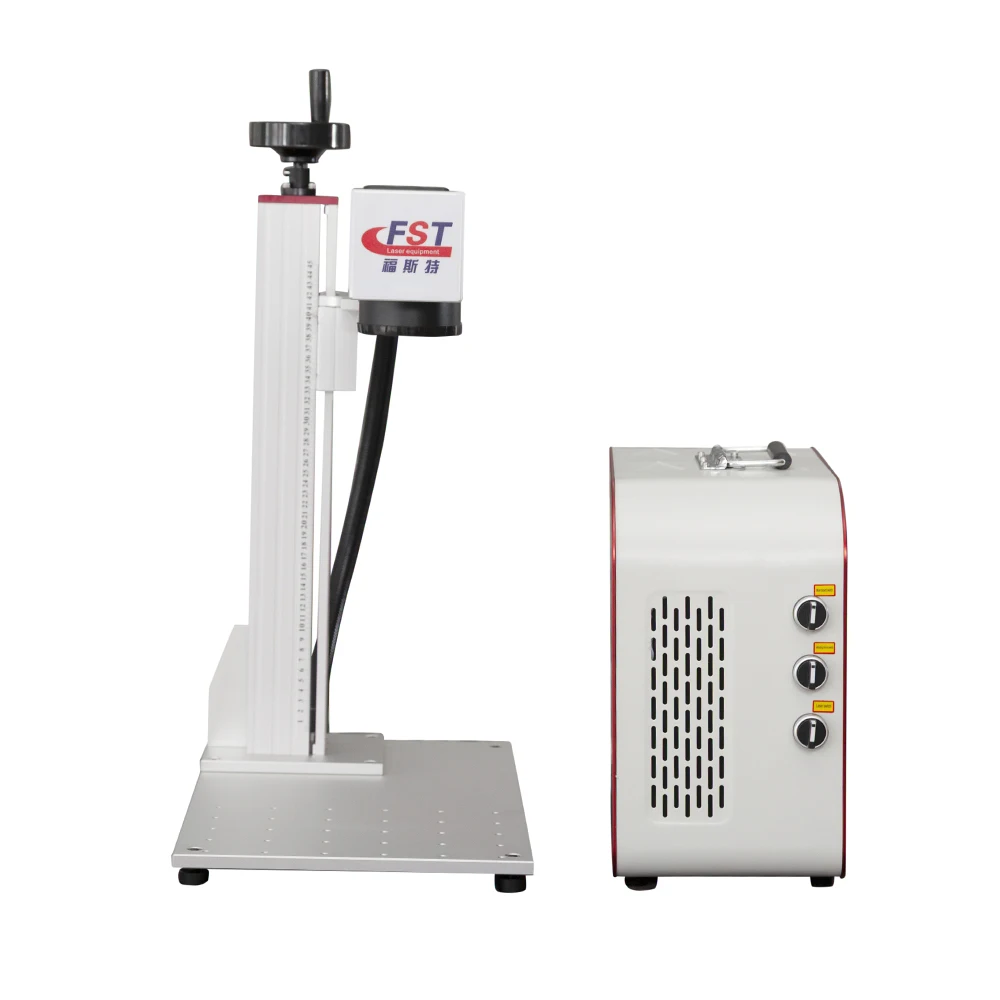 Волоконная лазерная маркировочная гравировальная машина алюминиевая