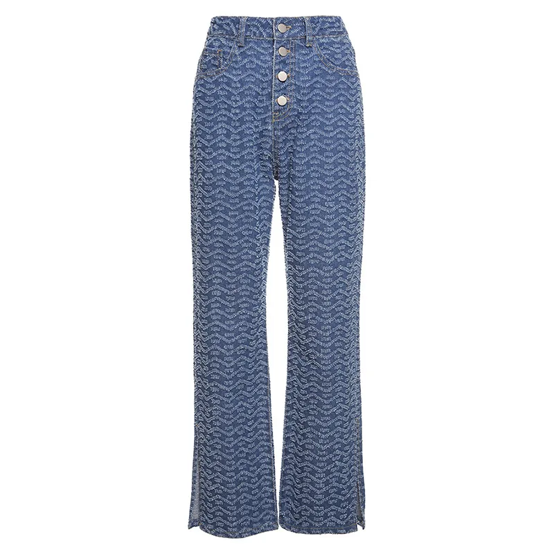 

Fashion Casual High Waist Straight Jeans Women Loose Slim Bottoms Denim Pant Streetwear Female Solid Casual Trousers