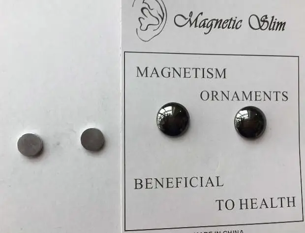 Магнитные серьги для похудения тонкие Пластыри магнитные магниты здоровья